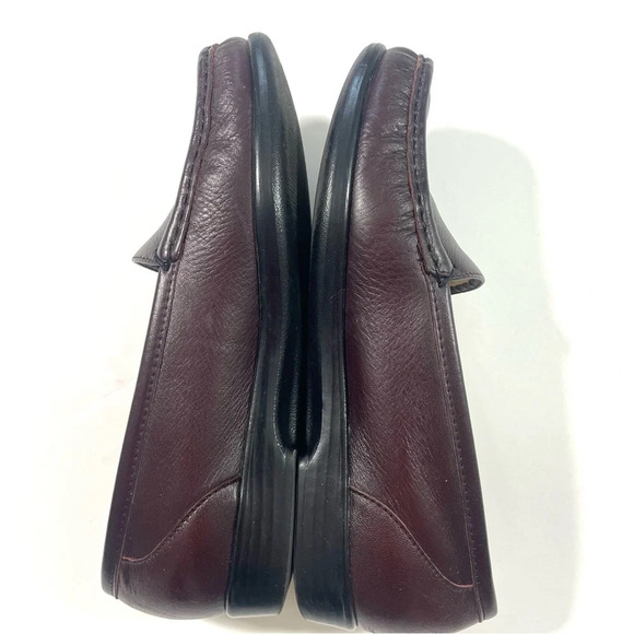 SAS Womens Simplify Leather Loafers Antique Wine - Picture 4 of 8